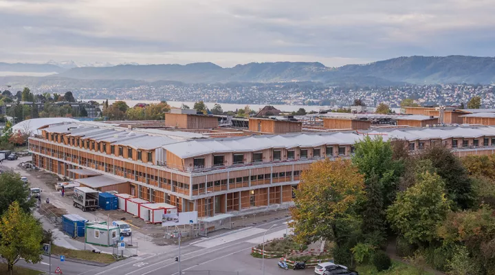 Aussenansicht des neuen Kinderspital Zürich Akutspitals