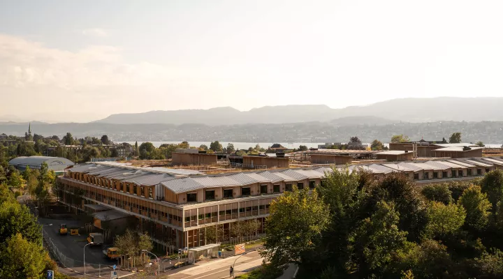 Aussenansicht des Akutspitals des Universität-Kinderspitals Zürich