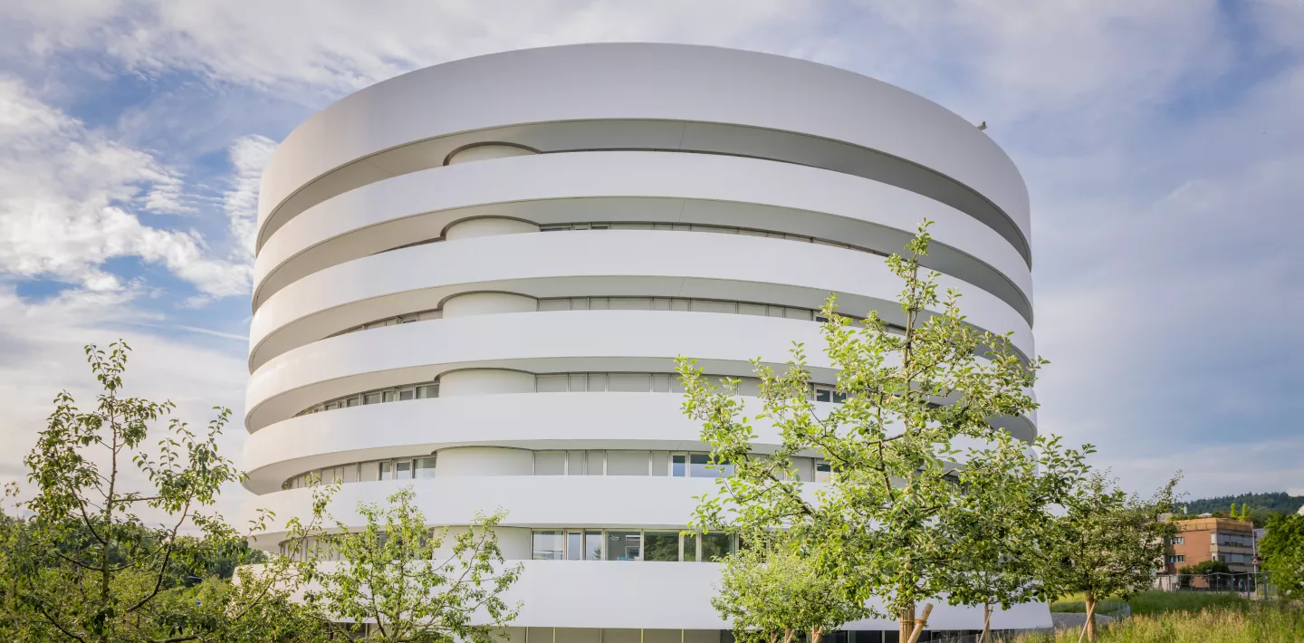 Das neue Gebäude für Forschung und Lehre des Kinderspitals Zürich.