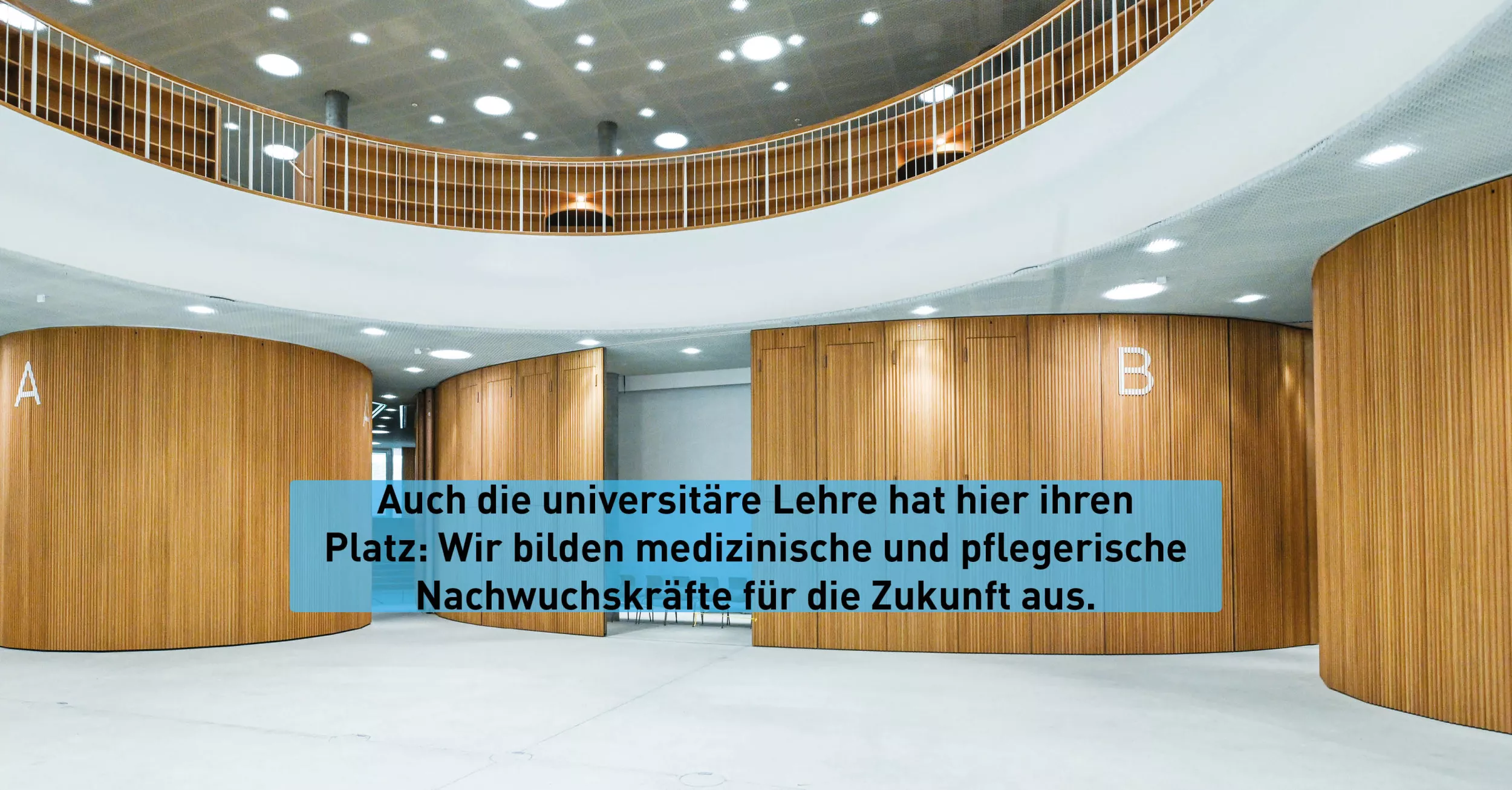 Aussenansicht der Vorlesungssäle im neuen Gebäude für Forschung & Lehre des Kinderspitals Zürich. 